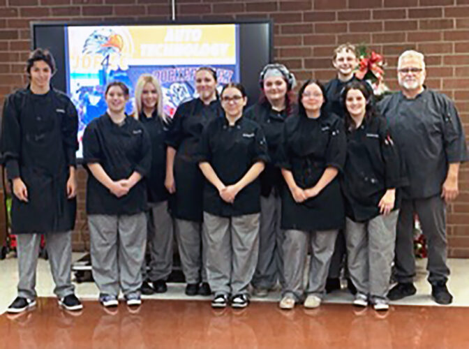 Culinary students cook for retirees